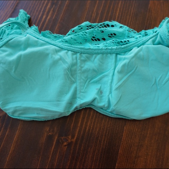 🏝TEAL CROCHET TWO PIECE KENNETH COLE BIKINI🏝 - Picture 6 of 6